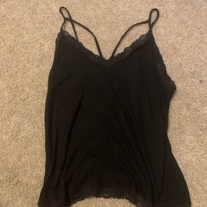 Black tank top